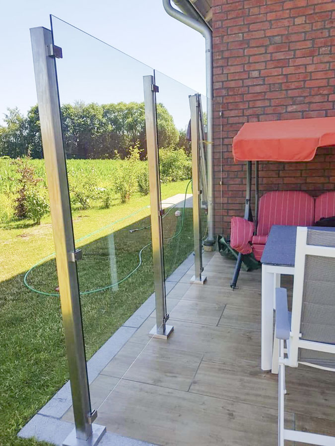 Glaserei Brede OHG in Lübeck Titel Windschutz und Absturzsicherungen